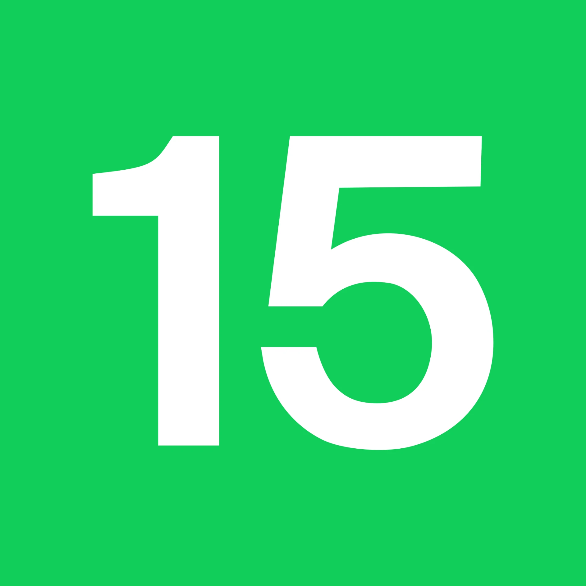 15min ženklas