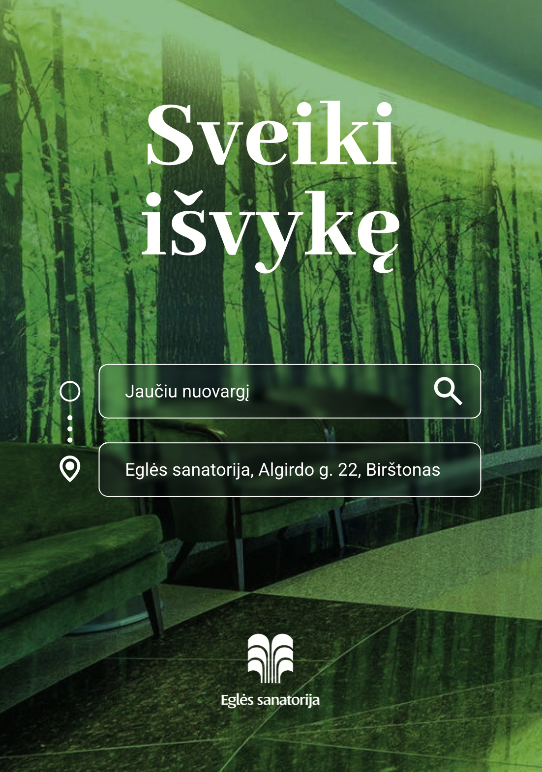 Eglės sanatorijos Sveiki išvykę žurnalo maketas